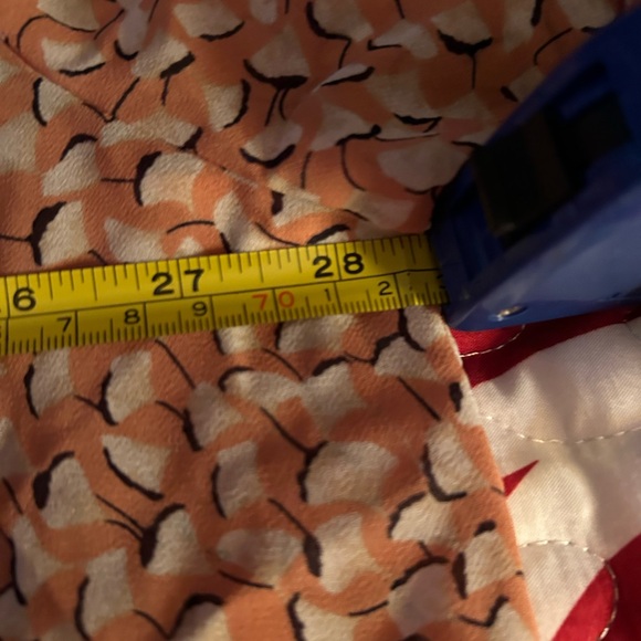 Ann Taylor semi sheer ginkgo leaf blouse cream/black Sz XL - Picture 9 of 13